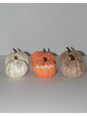 Mini Fall Halloween Pumpkins